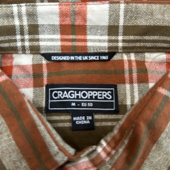 Craghoppers WILMOT Long Sleeve Shirt - Woodland Green Check - Picture 9 of 15